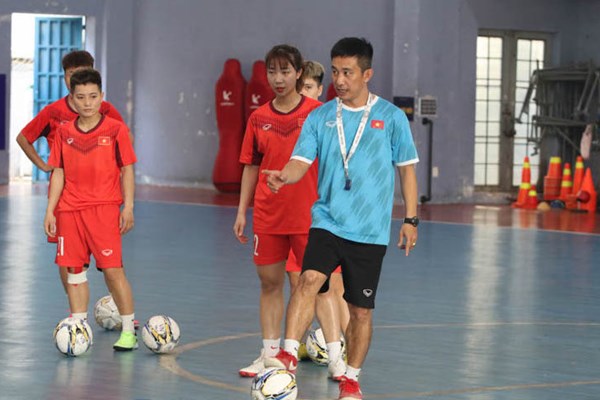 Tuyển Futsal nữ Việt Nam hội quân tại TP.HCM, chuẩn bị cho SEA Games 31 - Anh 1
