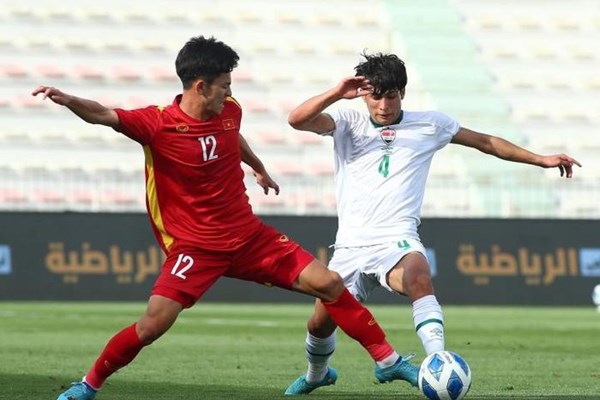Dubai Cup 2022: U23 Việt Nam hoà không bàn thắng với U23 Iraq - Anh 1