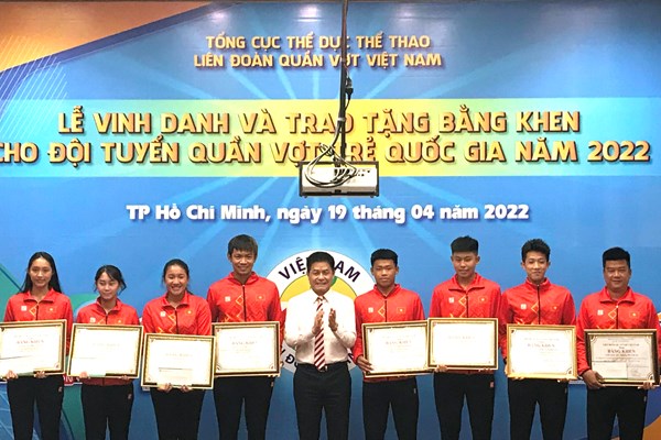 Vinh danh đội tuyển quần vợt trẻ Việt Nam - Anh 1