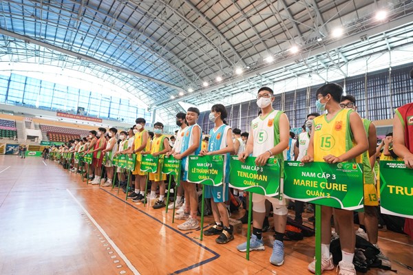 Hơn 1.500 VĐV tham dự Giải bóng rổ học sinh TP.HCM - Anh 1