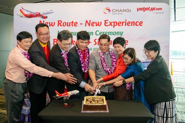 Vietjet Thái Lan liên tục mở rộng mạng bay quốc tế, khai trương đường bay Bangkok – Singapore đón đầu nhu cầu bay tăng mạnh - Anh 1