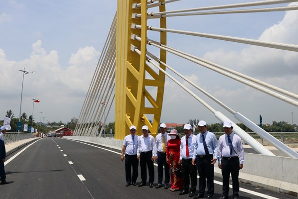 Quảng Nam: Thông xe cây cầu 315 tỉ đồng nối TP Hội An và thị xã Điện Bàn - Anh 3
