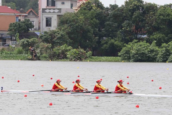 Đội tuyển Rowing Việt Nam về nhất ở 6/8 nội dung trong ngày thi đấu đầu tiên - Anh 1