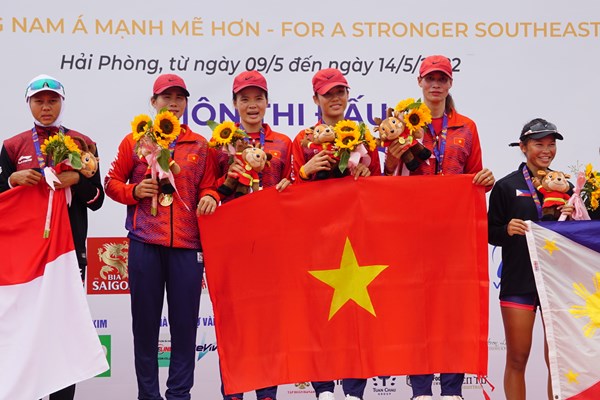 Rowing Việt Nam giành thêm 2 HCV và 2 HCB trong ngày 13.5 - Anh 2