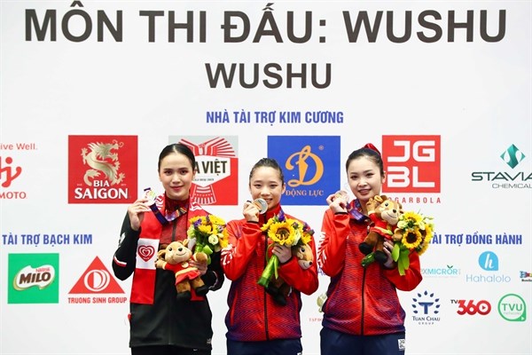Đoàn thể thao Việt Nam “tăng tốc” trên bảng xếp hạng huy hương - Anh 1