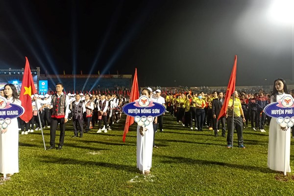 Khai mạc Đại hội TDTD tỉnh Quảng Nam lần thứ IX năm 2022 - Anh 3