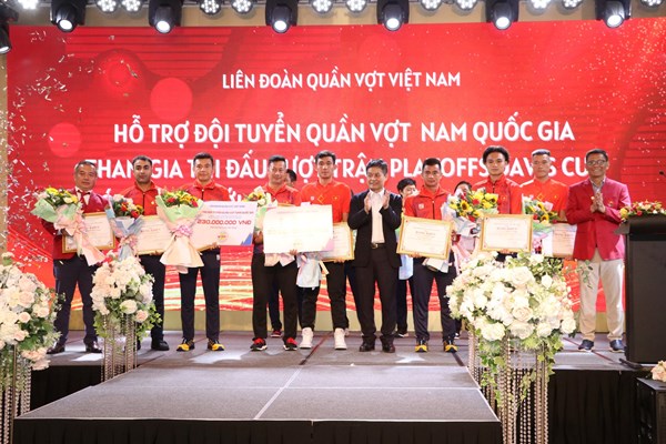 Khen thưởng đội tuyển quần vợt Việt Nam sau thành tích tại SEA Games 31 - Anh 2