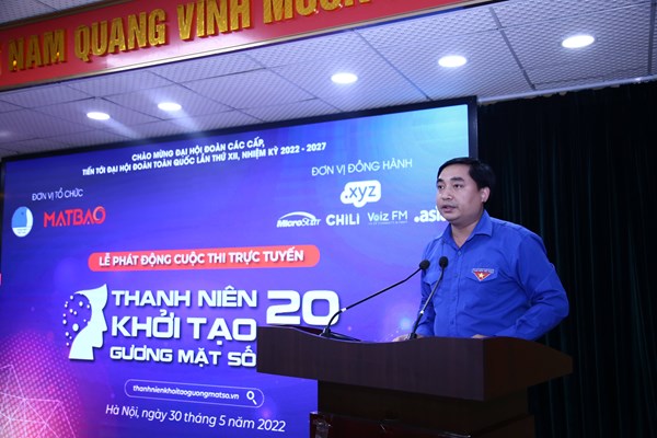 Phát động cuộc thi trực tuyến “Thanh niên khởi tạo gương mặt số” năm 2022