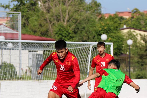 U23 Việt Nam rèn đấu pháp chuẩn bị cho trận đấu với U23 Thái Lan - Anh 2