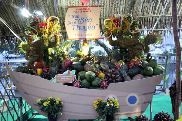 Đông đảo người dân đến với Tuần lễ trái cây “Trên bến, dưới thuyền” - Anh 3