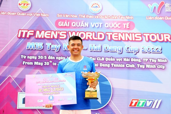 Lý Hoàng Nam giành cú đúp vô địch tại giải quần vợt ITF Men’s World Tennis Tour M15 Tây Ninh - Anh 2
