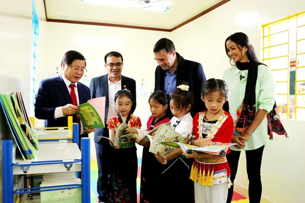 Khánh thành thư viện thân thiện cho học sinh vùng cao Lai Châu - Anh 1