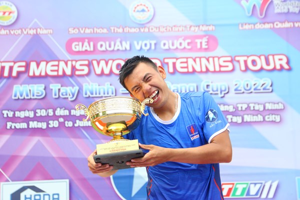 Lý Hoàng Nam lập hat-trick vô địch giải quần vợt nhà nghề ở Tây Ninh - Anh 2