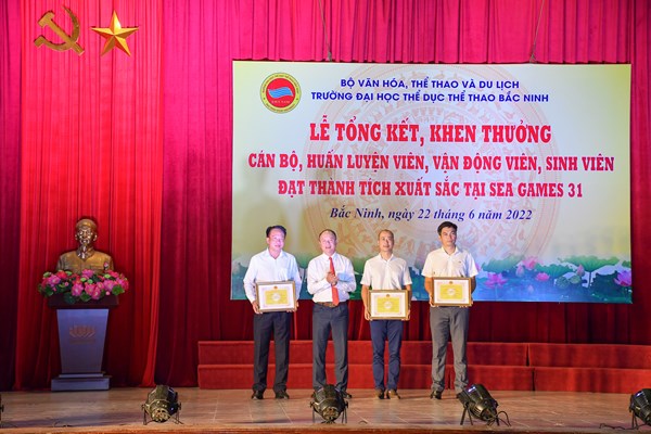 Trường Đại học TDTT Bắc Ninh đóng góp hơn 1/4 số HCV SEA Games 31 - Anh 4