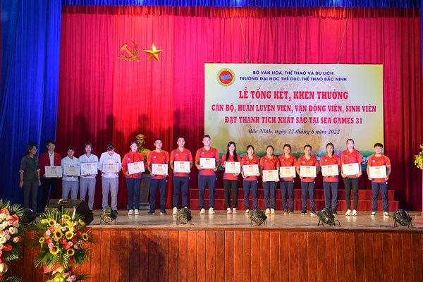 Trường Đại học TDTT Bắc Ninh đóng góp hơn 1/4 số HCV SEA Games 31 - Anh 7