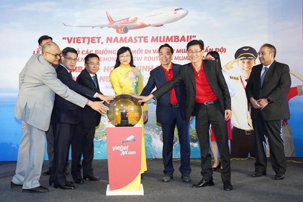 ﻿Vietjet mở đường bay TP.Hồ Chí Minh/Hà Nội - Mumbai cùng các đường bay giữa Việt Nam - Ấn Độ - Anh 4