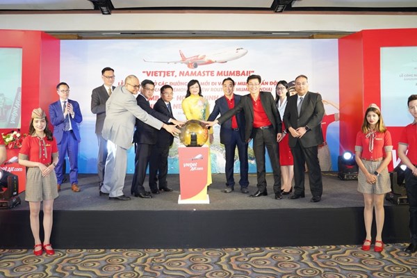 ﻿Vietjet mở đường bay TP.Hồ Chí Minh/Hà Nội - Mumbai cùng các đường bay giữa Việt Nam - Ấn Độ - Anh 5