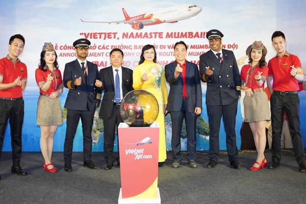 ﻿Vietjet mở đường bay TP.Hồ Chí Minh/Hà Nội - Mumbai cùng các đường bay giữa Việt Nam - Ấn Độ - Anh 7