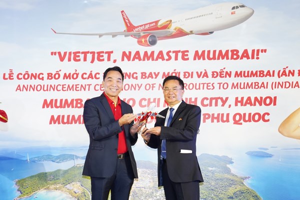 ﻿Vietjet mở đường bay TP.Hồ Chí Minh/Hà Nội - Mumbai cùng các đường bay giữa Việt Nam - Ấn Độ - Anh 8