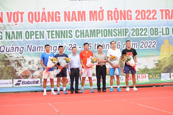 Nhiều tay vợt mạnh góp mặt tại Giải quần vợt tỉnh Quảng Nam mở rộng 2022 - Anh 1