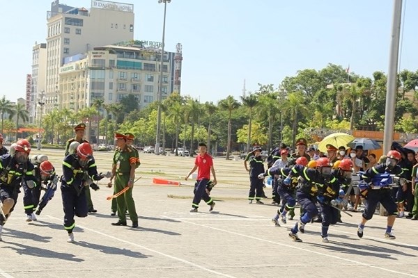 Hội thi thể thao nghiệp vụ cứu nạn, cứu hộ cụm III tại Thanh Hóa - Anh 1