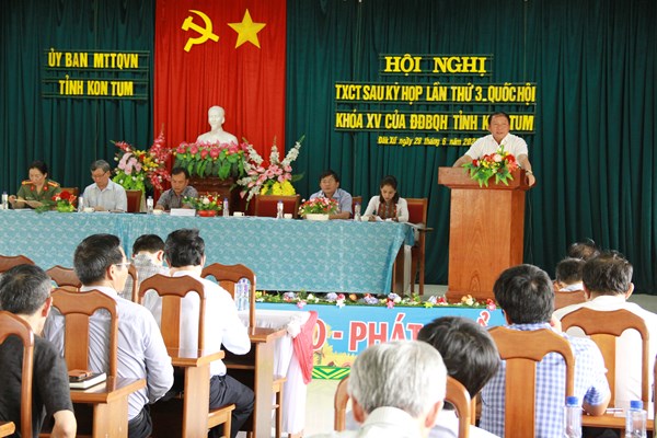 Bộ trưởng Nguyễn Văn Hùng: Quyết liệt và nỗ lực, Bộ VHTTDL tìm kiếm tất cả các nguồn lực để hỗ trợ Kon Tum phát triển - Anh 2