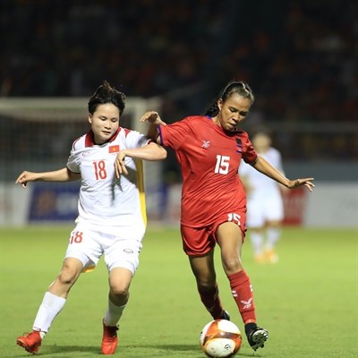 Đội tuyển nữ Việt Nam sẵn sàng gặp Campuchia - Anh 2