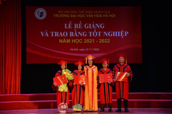 ĐH Văn hóa Hà Nội: Bế giảng và trao bằng tốt nghiệp năm học 2021-2022 - Anh 1