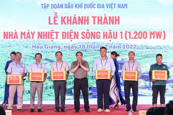 Thủ tướng dự lễ khánh thành nhà máy nhiệt điện Sông Hậu 1 - Anh 2
