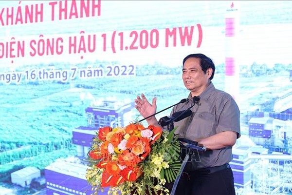 Thủ tướng dự lễ khánh thành nhà máy nhiệt điện Sông Hậu 1 - Anh 1