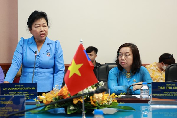 Tăng cường hợp tác đào tạo cán bộ Công đoàn Việt - Lào - Anh 1