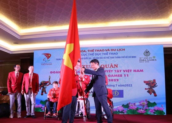Đoàn thể thao người khuyết tật xuất quân tham dự ASEAN Para Games 2022 - Anh 2