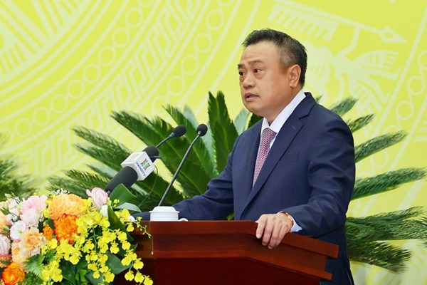 Ông Trần Sỹ Thanh được bầu giữ chức danh Chủ tịch UBND thành phố Hà Nội nhiệm kỳ 2021-2026 - Anh 2