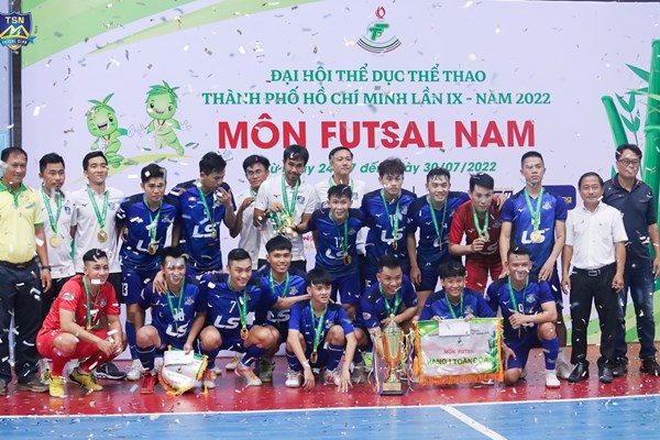 Quận 8 vô địch Giải Futsal Đại hội TDTT TP.HCM 2022 - Anh 1