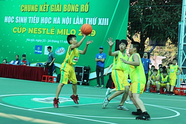 95 đội dự Giải bóng rổ dành cho học sinh tiểu học Hà Nội - Anh 2