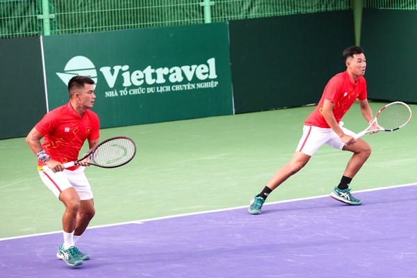 Quần vợt Việt Nam khởi đầu thuận lợi tại Davis Cup nhóm III - Anh 2