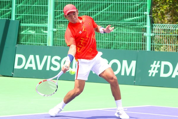 Quần vợt Việt Nam khởi đầu thuận lợi tại Davis Cup nhóm III - Anh 1
