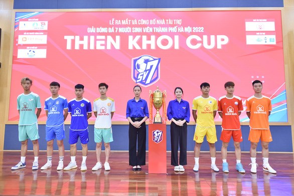 Lần đầu tiên Hà Nội tổ chức Giải bóng đá sân 7 người dành cho sinh viên - Anh 1