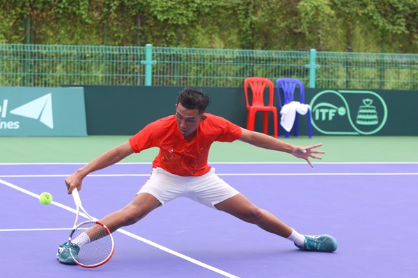 Davis Cup nhóm III: Thắng trận thứ hai, quần vợt Việt Nam chắc ngôi đầu - Anh 1