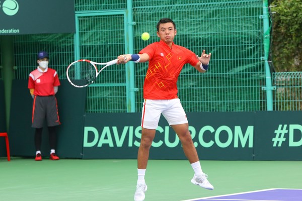 Davis Cup nhóm III: Thắng trận thứ hai, quần vợt Việt Nam chắc ngôi đầu - Anh 2