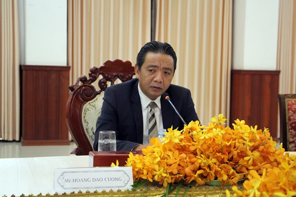 Thứ trưởng Hoàng Đạo Cương hội đàm với lãnh đạo tỉnh Siem Reap - Anh 3