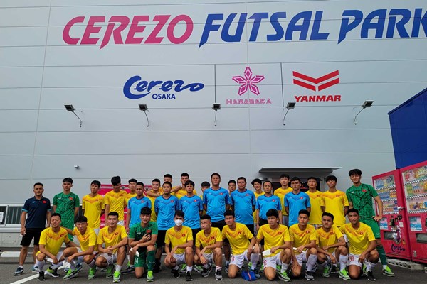 U20 Việt Nam bắt đầu đợt tập huấn tại Nhật Bản - Anh 1