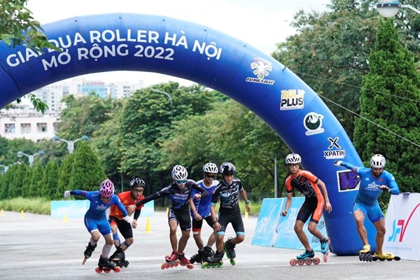 Hơn 500 vận động viên tham dự Giải đua Roller Hà Nội mở rộng 2022 - Anh 4