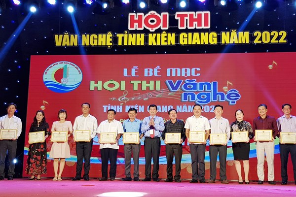 Bế mạc hội thi văn nghệ tỉnh Kiên Giang năm 2022 - Anh 1
