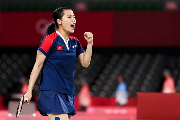 Giải cầu lông VĐTG 2022: Vũ Thị Trang, Thuỳ Linh khởi đầu thuận lợi - Anh 2