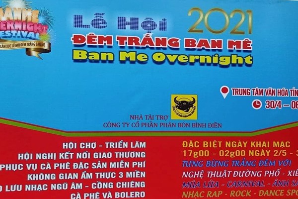 Đắk Lắk sẽ tổ chức Lễ hội “Đêm trắng Ban Mê” năm 2022 - Anh 1