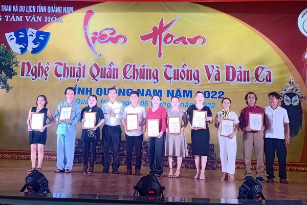 Liên hoan nghệ thuật quần chúng tuồng và dân ca tỉnh Quảng Nam - Anh 4