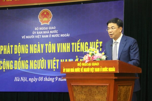 Phát động Ngày Tôn vinh tiếng Việt trong cộng đồng người Việt Nam ở nước ngoài - Anh 1