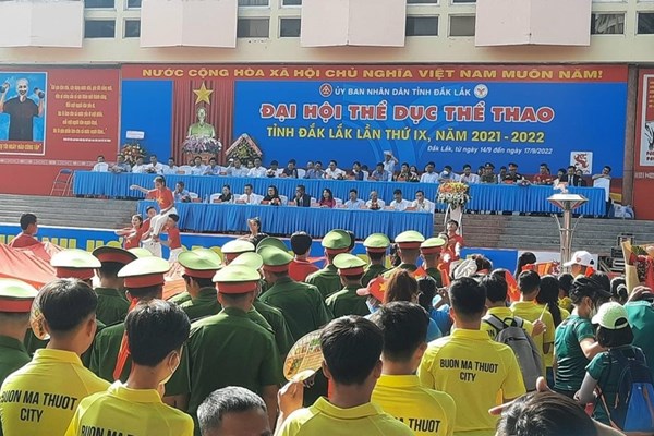 Đắk Lắk: Hơn 1.300 vận động viên tranh tài Đại hội TDTT - Anh 2