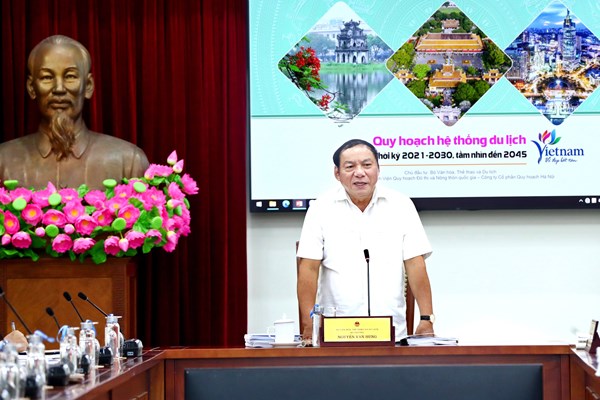 Bộ trưởng Nguyễn Văn Hùng: Quy hoạch phải làm rõ đóng góp của ngành Du lịch với nền kinh tế - Anh 2